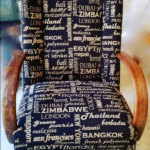 Retro Bridge Chair, fabric sourced by client